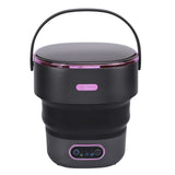 13L Foldable Clothing Washer with Drain Hose Full Automatic Mini Laundry Machine for Apartment Dormitory Hotel US Plug