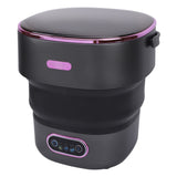 13L Foldable Clothing Washer with Drain Hose Full Automatic Mini Laundry Machine for Apartment Dormitory Hotel US Plug