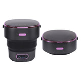 13L Foldable Clothing Washer with Drain Hose Full Automatic Mini Laundry Machine for Apartment Dormitory Hotel US Plug