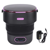 13L Foldable Clothing Washer with Drain Hose Full Automatic Mini Laundry Machine for Apartment Dormitory Hotel EU Plug
