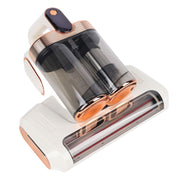 Bed Vacuum Cleaner Cordless Mattress Vacuum with 13000Pa Suction 520ml Large Dustbin Large Suction Port for Bed Sofa Carpet White Gold In Australia - Darrahopens