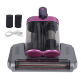 Bed Vacuum Cleaner Cordless Mattress Vacuum with 13000Pa Suction 520ml Large Dustbin Large Suction Port for Bed Sofa Carpet Gray Purple In Australia - Darrahopens