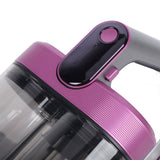 Bed Vacuum Cleaner Cordless Mattress Vacuum with 13000Pa Suction 520ml Large Dustbin Large Suction Port for Bed Sofa Carpet Gray Purple