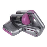 Bed Vacuum Cleaner Cordless Mattress Vacuum with 13000Pa Suction 520ml Large Dustbin Large Suction Port for Bed Sofa Carpet Gray Purple