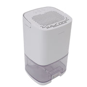 Smart Dehumidifier for Home 36W 1L PP PET Filter Ultra Quiet Auto Shut Off Dehumidifier with 7 Colors Light for Room White EU Plug