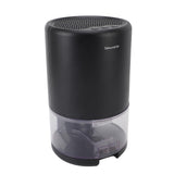 Smart Dehumidifier for Home 36W 1L PP PET Ultra Quiet Auto Shut Off Desktop Dehumidifier with 7 Colors Light for Room Black EU Plug