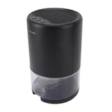 Smart Dehumidifier for Home 36W 1L PP PET Ultra Quiet Auto Shut Off Desktop Dehumidifier with 7 Colors Light for Room Black EU Plug