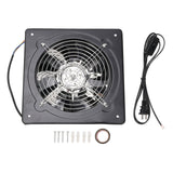 Kitchen Exhaust Fan 9.8 Inch Carbon Steel 2800RPM 80W 7 Blades Quiet Wall Mount Fume Extractor Ventilation Fan for Home Bathroom Garage US Plug 110V In Australia - Darrahopens