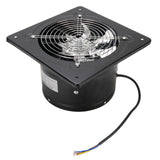 Kitchen Exhaust Fan 9.8 Inch Carbon Steel 2800RPM 80W 7 Blades Quiet Wall Mount Fume Extractor Ventilation Fan for Home Bathroom Garage US Plug 110V
