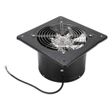 Kitchen Exhaust Fan 9.8 Inch Carbon Steel 2800RPM 80W 7 Blades Quiet Wall Mount Fume Extractor Ventilation Fan for Home Bathroom Garage US Plug 110V
