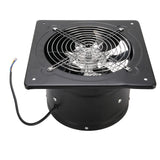 Kitchen Exhaust Fan 9.8 Inch Carbon Steel 2800RPM 80W 7 Blades Quiet Wall Mount Fume Extractor Ventilation Fan for Home Bathroom Garage US Plug 110V