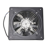 Kitchen Exhaust Fan 9.8 Inch Carbon Steel 2800RPM 80W 7 Blades Quiet Wall Mount Fume Extractor Ventilation Fan for Home Bathroom Garage US Plug 110V