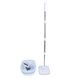 Spin Mop Bucket with Self Separation Dirty and Clean Water System Self Wringing 360 Degree Rotating Square Mop Head for Hardwood Tile Marble Floors