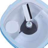 Spin Mop Bucket with Self Separation Dirty and Clean Water System Self Wringing 360 Degree Rotating Square Mop Head for Hardwood Tile Marble Floors