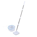 Spin Mop Bucket with Self Separation Dirty and Clean Water System Self Wringing 360 Degree Rotating Square Mop Head for Hardwood Tile Marble Floors
