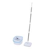 Spin Mop Bucket with Self Separation Dirty and Clean Water System Self Wringing 360 Degree Rotating Square Mop Head for Hardwood Tile Marble Floors