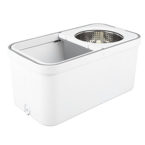 Mop Bucket with Wringer Set 360° Rotating Cleaning Mop with 2 Microfiber Pads for Hardwood Tile Floor In Australia - Darrahopens