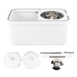Mop Bucket with Wringer Set 360° Rotating Cleaning Mop with 2 Microfiber Pads for Hardwood Tile Floor In Australia - Darrahopens