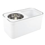 Mop Bucket with Wringer Set 360° Rotating Cleaning Mop with 2 Microfiber Pads for Hardwood Tile Floor