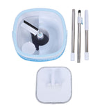 Spin Mop and Bucket Set with Self Separation Dirty and Clean Water System 360 Degree Rotating Self Wringing Square Mop Floor Cleaner for Home