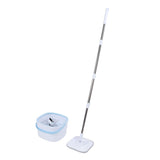 Spin Mop and Bucket Set with Self Separation Dirty and Clean Water System 360 Degree Rotating Self Wringing Square Mop Floor Cleaner for Home