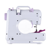 Sewing Machine for Beginners with 137 Piece Accessories Portable Mini Electric Handheld Multifunctional Beginner Kit Built-in 12 Stitches 2 Speed Auto Winding Storage Drawer Light and Pedal US Plug 110V