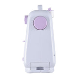 Sewing Machine for Beginners with 137 Piece Accessories Portable Mini Electric Handheld Multifunctional Beginner Kit Built-in 12 Stitches 2 Speed Auto Winding Storage Drawer Light and Pedal US Plug 110V