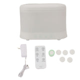 Desktop Humidifier Small Office Bedroom Table Top Silent with Aromatherapy Light 1.8L Water Tank Intelligent Timed US Plug