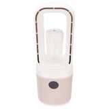 Bladeless Desk Fan with Humidifier 9 Speeds Quiet Misting Oscillating Small Cooling Turbo Fan with Night Light Timer for Home Office