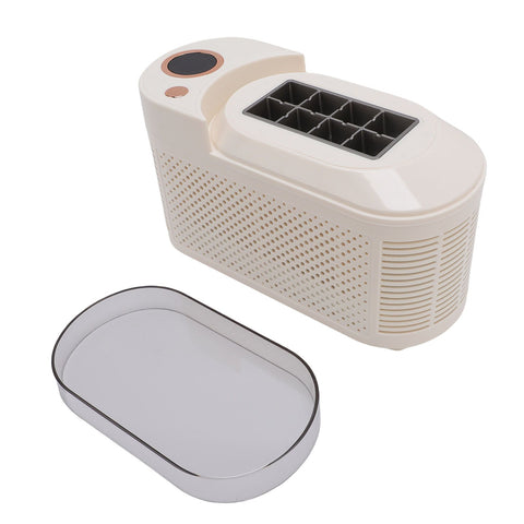 Countertop Mini Ice Maker 120W Aluminum 8 Cubes Portable Ice Machine with Car Power Cord for Home Camping RV US Plug In Australia - Darrahopens