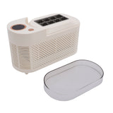 Countertop Mini Ice Maker 120W Aluminum 8 Cubes Portable Ice Machine with Car Power Cord for Home Camping RV US Plug