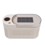 Countertop Mini Ice Maker 120W Aluminum 8 Cubes Portable Ice Machine with Car Power Cord for Home Camping RV US Plug