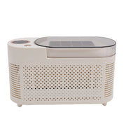 Countertop Mini Ice Maker 120W Aluminum 8 Cubes Portable Ice Machine with Car Power Cord for Home Camping RV US Plug