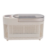 Countertop Mini Ice Maker 120W Aluminum 8 Cubes Portable Ice Machine with Car Power Cord for Home Camping RV US Plug