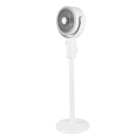 Standing Fan 180 Degree Manual Vertical Oscillating Fan Quiet Floor Fan with Remote Adjustable Height 5 Speeds 8H Timer for Home Bedroom