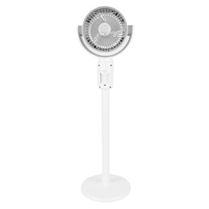 Standing Fan 180 Degree Manual Vertical Oscillating Fan Quiet Floor Fan with Remote Adjustable Height 5 Speeds 8H Timer for Home Bedroom