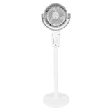 Standing Fan 180 Degree Manual Vertical Oscillating Fan Quiet Floor Fan with Remote Adjustable Height 5 Speeds 8H Timer for Home Bedroom