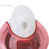1200ml Automatic Ice Cream Machine Freezing Yogurt Maker for Home Kitchen Pinkish White
