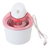 1200ml Automatic Ice Cream Machine Freezing Yogurt Maker for Home Kitchen Pinkish White