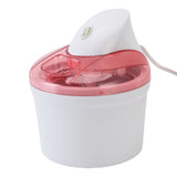 1200ml Automatic Ice Cream Machine Freezing Yogurt Maker for Home Kitchen Pinkish White