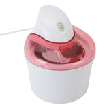 1200ml Automatic Ice Cream Machine Freezing Yogurt Maker for Home Kitchen Pinkish White