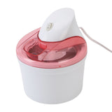 1200ml Automatic Ice Cream Machine Freezing Yogurt Maker for Home Kitchen Pinkish White
