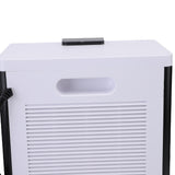 White Household Dehumidifier Air Purification Auto Shutoff Multifunctional Home Dehumidifier 2.8L Capacity