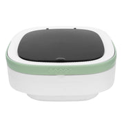 Portable Mini Washing Machine Small Clothes Foldable Laundry Machine with 3 Cleaning Modes for Hotel Home Apartment Green