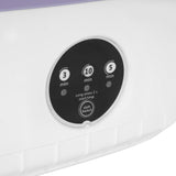 Portable Mini Washing Machine Small Clothes Foldable Laundry Machine with 3 Cleaning Modes for Hotel Home Apartment Purple