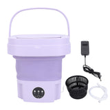 11L Portable Washing Machine Automatic Soft Spin Dry Portable Deep Cleaning Washing Machine for Apartment Dorm Hotel US Plug