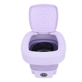 11L Portable Washing Machine Automatic Soft Spin Dry Portable Deep Cleaning Washing Machine for Apartment Dorm Hotel EU Plug