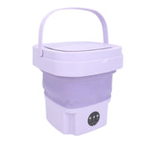 11L Portable Washing Machine Automatic Soft Spin Dry Portable Deep Cleaning Washing Machine for Apartment Dorm Hotel EU Plug