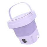 11L Portable Washing Machine Automatic Soft Spin Dry Portable Deep Cleaning Washing Machine for Apartment Dorm Hotel EU Plug