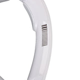 Portable Neck Fan Cooling and Heating Dual Use 3 Speeds Semiconductor Quiet Lightweight Battery Operated Wearable Fan for Beach White